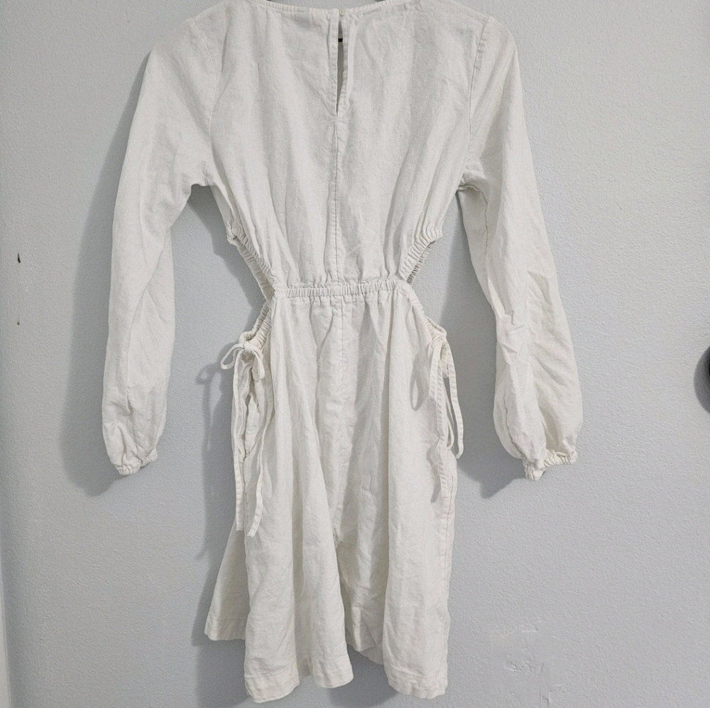 Universal Thread •‎ Linen White Dress - Picture 7 of 12